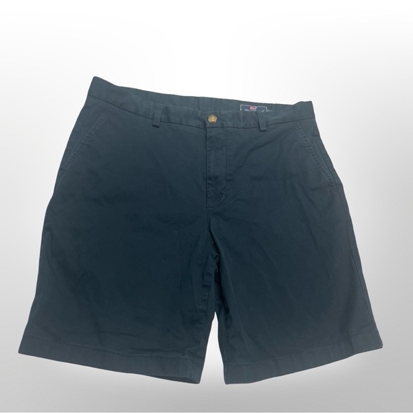 Vineyard Vines By Shep & Ian Chino Shorts Mens 34 Blue Regular Fit Slash Pocket - Picture 2 of 5